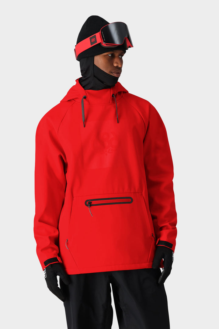 686 Men's Waterproof Hoody — TRUE RED