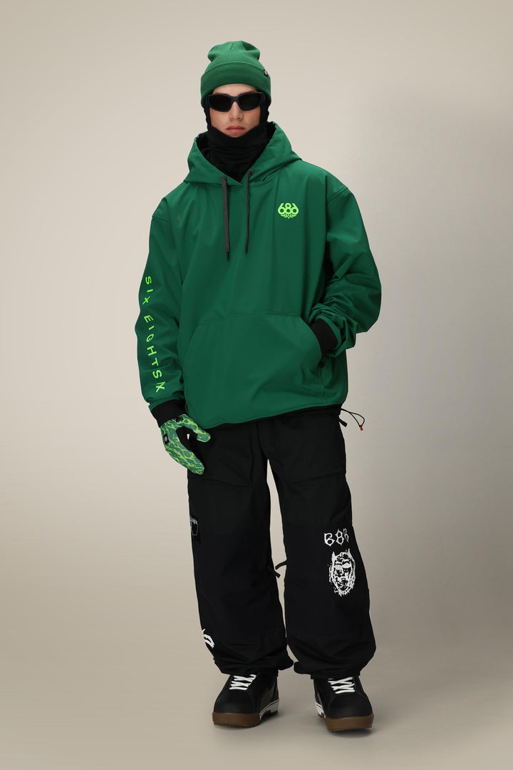 686 Men's Waterproof Team Hoody — EMERALD GREEN (vista 2)