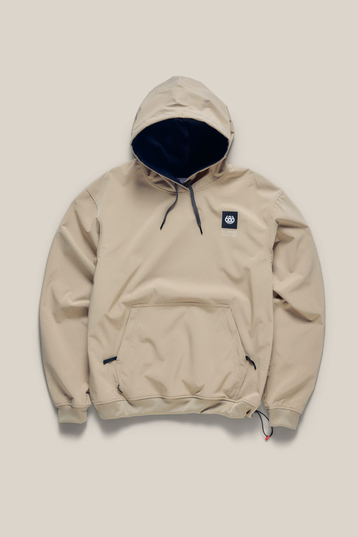 686 Men's Waterproof Team Hoody — KHAKI (vista 2)