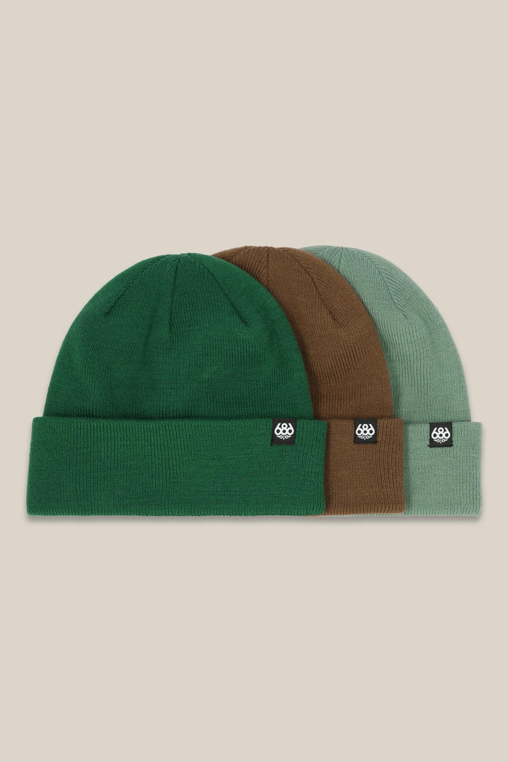 686 Standard Roll-Up Beanie (3-Pack) — ASSORTED 2