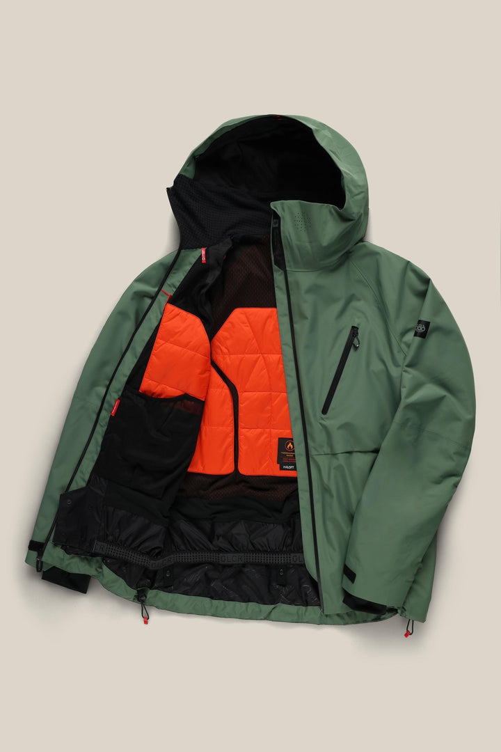 686 Men's Hydra Thermagraph® Jacket — CYPRESS GREEN (vista 2)