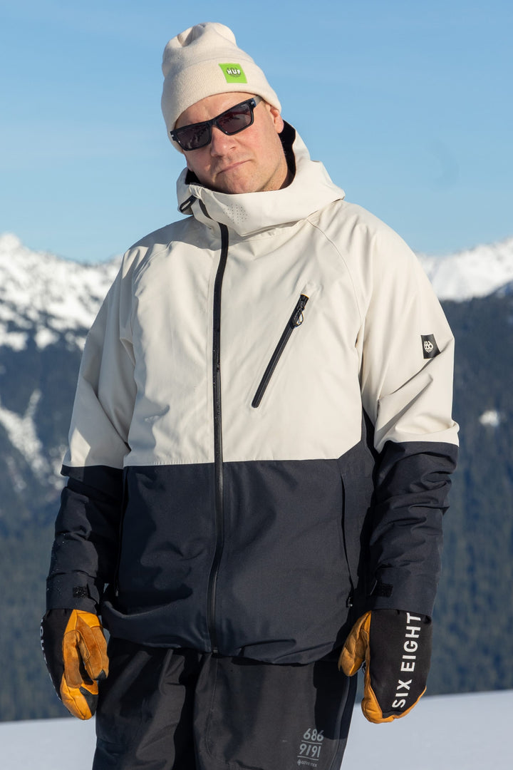 686 Men's Hydra Thermagraph® Jacket — LIMESTONE COLORBLOCK