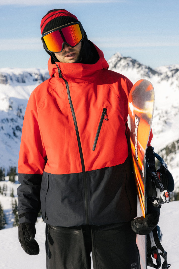 686 Men's Hydra Thermagraph® Jacket — TRUE RED COLORBLOCK
