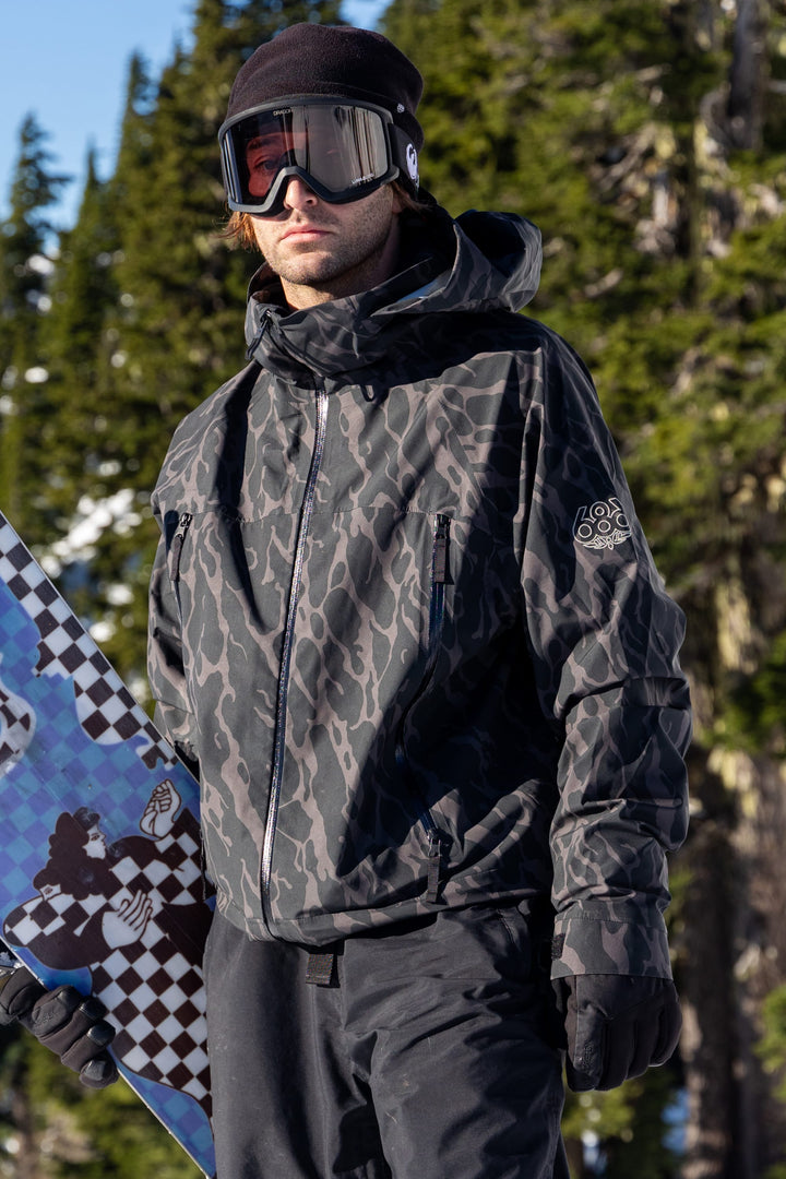 686 Men's SMARTY® 3-In-1 Rodeo 3L Jacket — BLACK FRACTURE PRINT