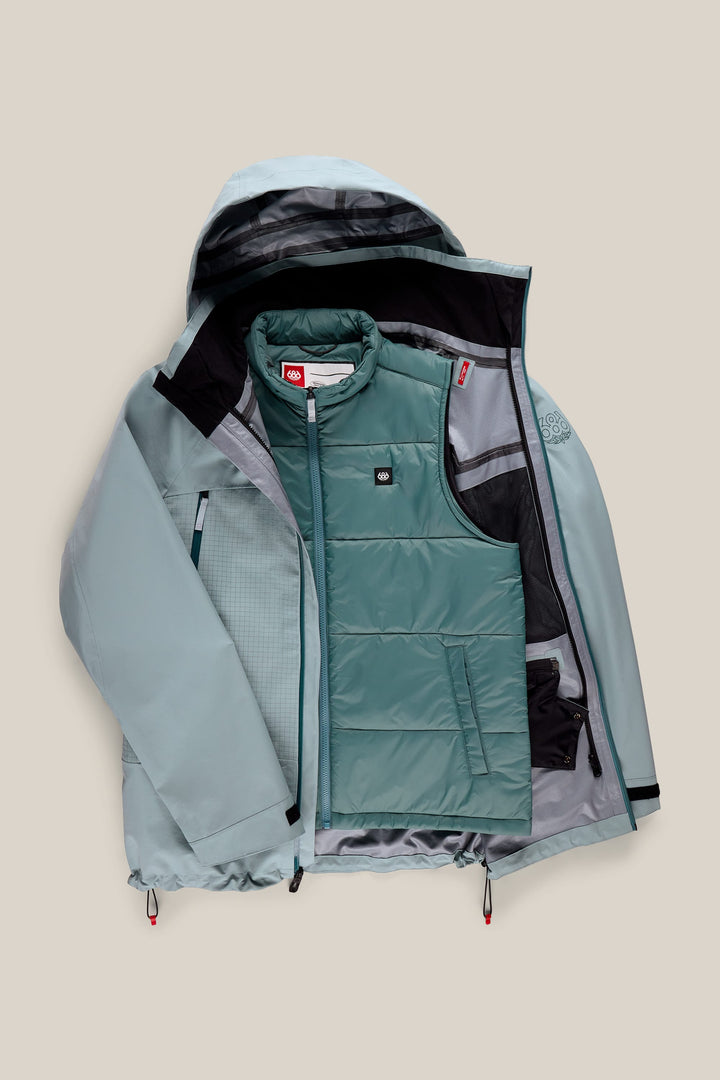 686 Men's SMARTY® 3-In-1 Rodeo™ 3L Jacket — DUSTY MARINE (vista 2)
