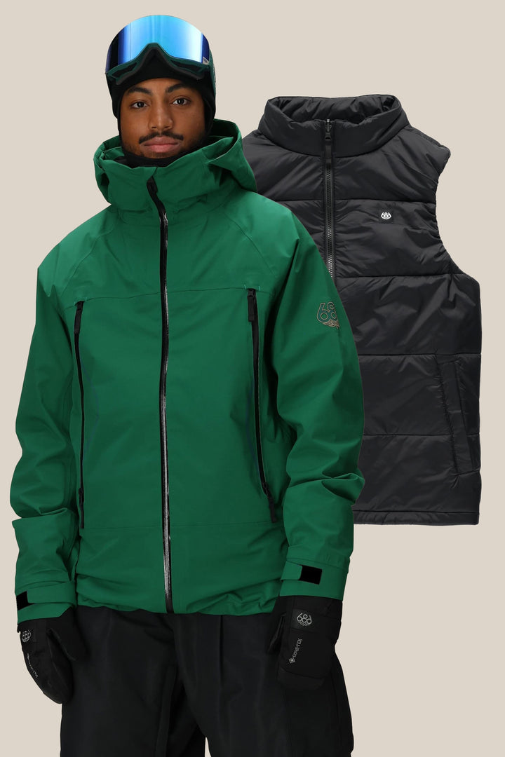 686 Men's SMARTY® 3-In-1 Rodeo 3L Jacket — EMERALD GREEN
