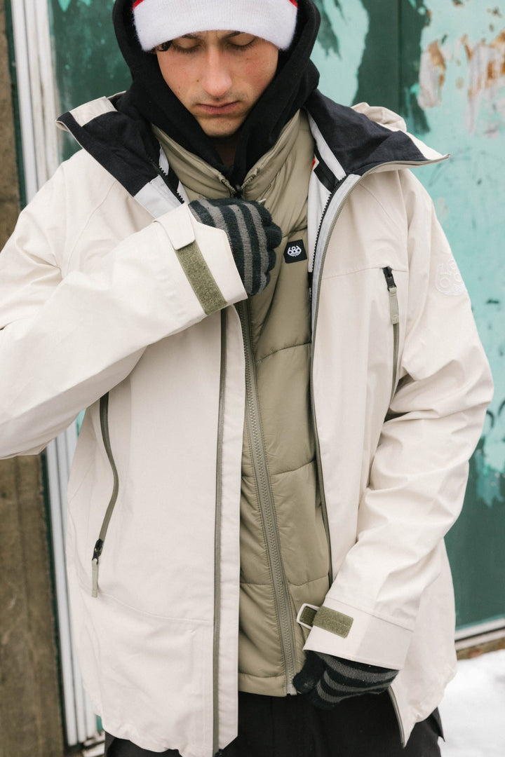 686 Men's SMARTY® 3-In-1 Rodeo 3L Jacket — LIMESTONE (vista 2)