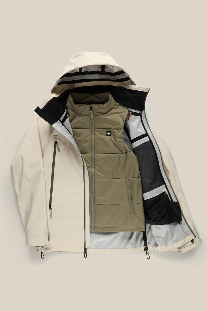 686 Men's SMARTY® 3-In-1 Rodeo™ 3L Jacket — LIMESTONE (vista 2)