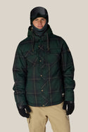 MOSS GREEN PLAID