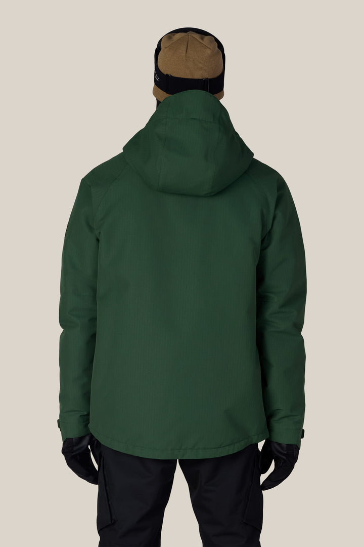 686 Men's Geo™ Insulated Jacket — MOSS GREEN RIPSTOP COLORBLOCK (vista 2)