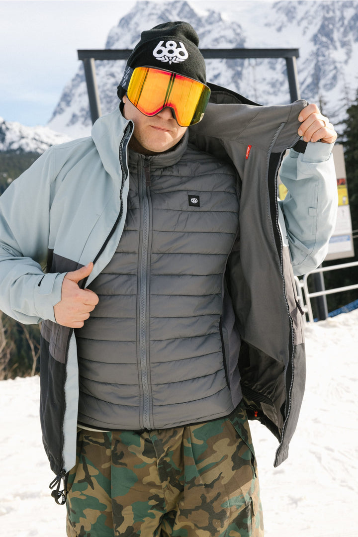 686 Men's Smarty 3-In-1 Form Jacket — DUSTY MARINE COLORBLOCK (vista 2)