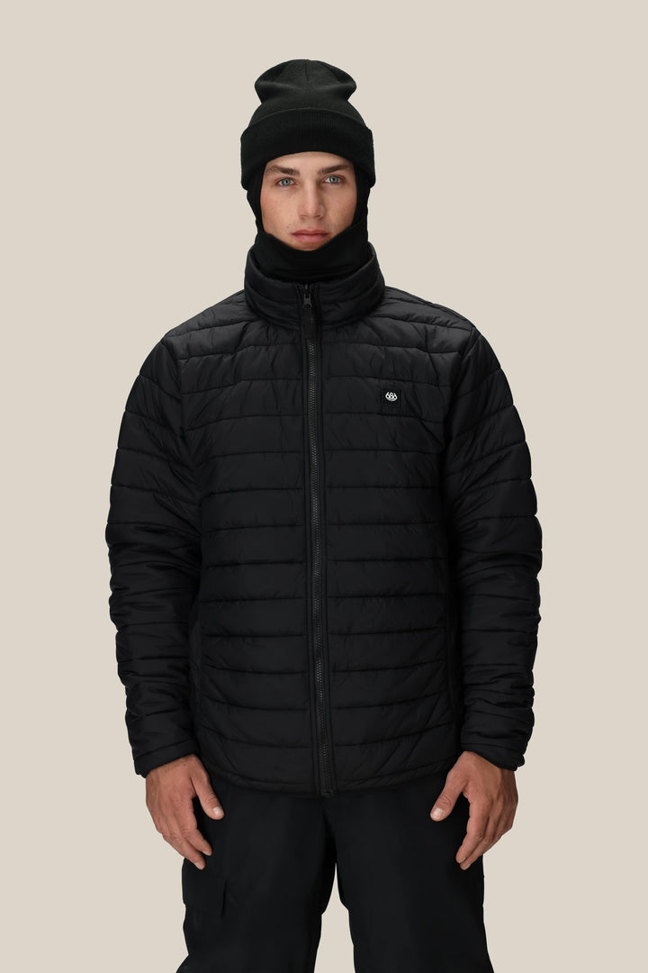 686 Men's Smarty 3-In-1 Form Jacket — WHITE HEATHER COLORBLOCK (vista 2)