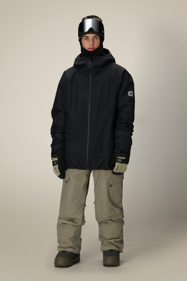 686 Men's Gateway Shell Jacket — BLACK (vista 2)