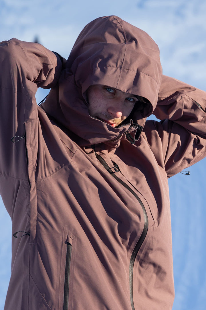 686 Men's Gateway Shell Jacket — PEPPERCORN (vista 2)