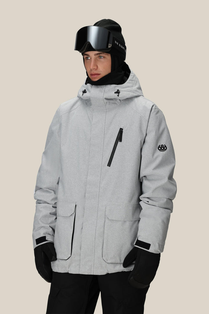 686 Men's Nightline Insulated  Jacket — LIMESTONE DOBBY