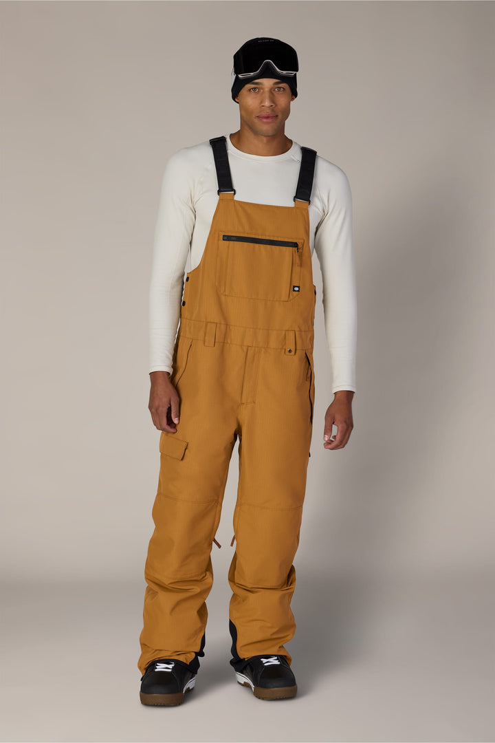 686 Men's Hot Lap™ Insulated Bib — BRONZE RIPSTOP