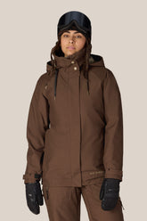 686 Women's SMARTY® 3-In-1 Spellbound Jacket - DARK EARTH DOBBY