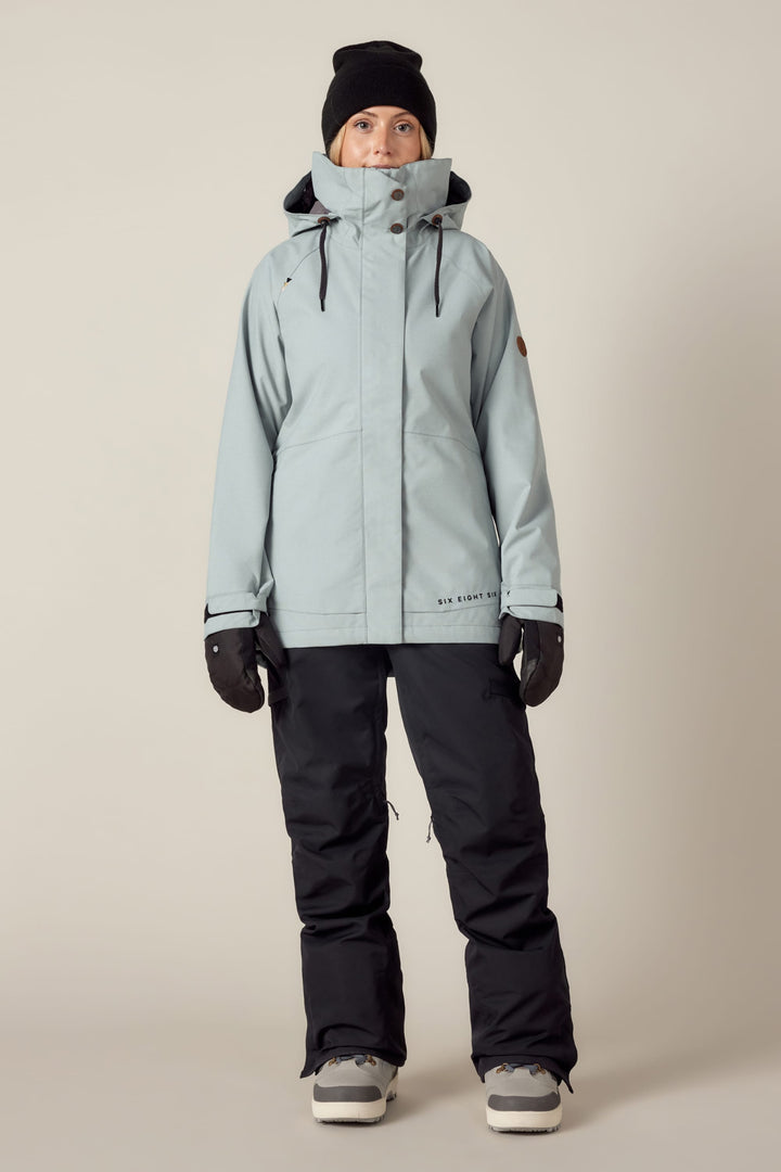 686 Women's Smarty 3-In-1 Spellbound Jacket — DUSTY MARINE DOBBY (vista 2)