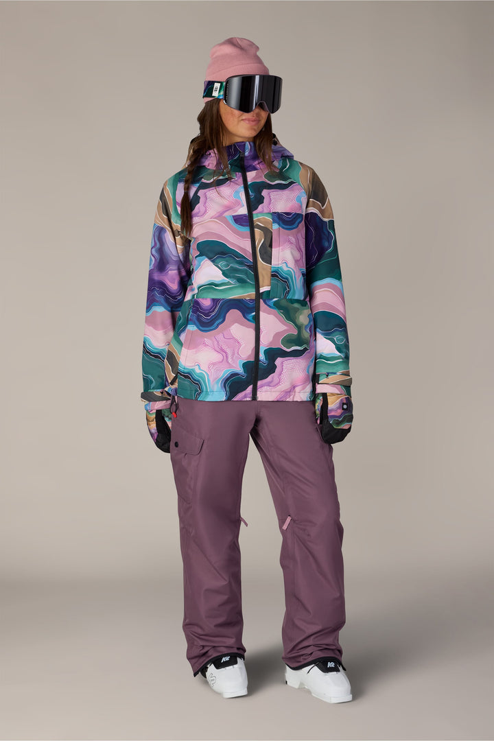 686 Women's Athena™ Insulated Jacket — MOSS GREEN SEDIMENTARY (vista 2)