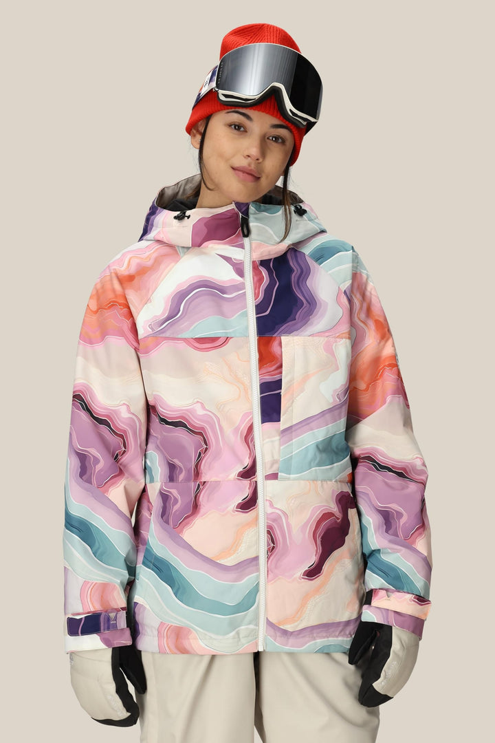 686 Women's Athena Insulated Jacket — SEDIMENTARY PRINT