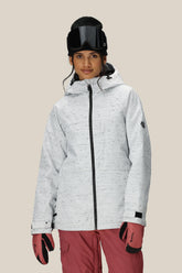 686 Women's Athena™ Insulated Jacket - WHITE SLUB