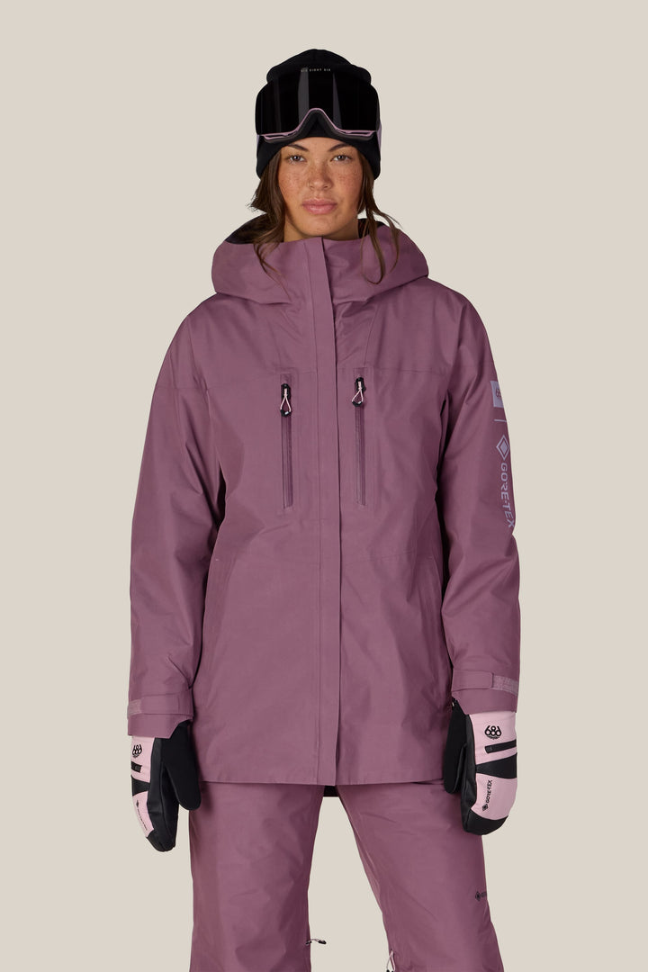 686 Women's GORE-TEX® Skyline Thermagraph® Jacket — BLACK PLUM