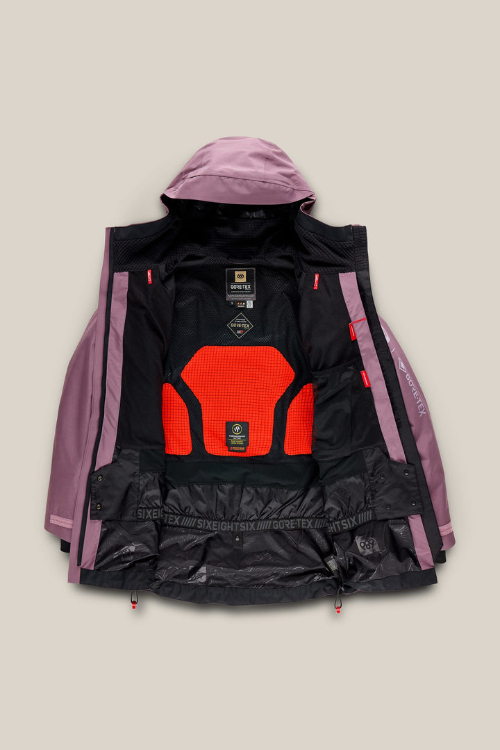 686 Women's GORE-TEX® Skyline Thermagraph® Jacket — BLACK PLUM (vista 2)