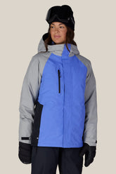 686 Women's GORE-TEX® Willow™ Insulated Jacket - ALPENGLOW BLUE COLORBLOCK