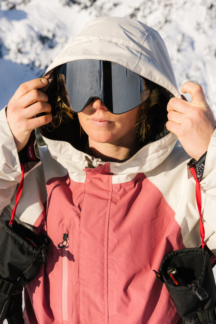686 Women's GORE-TEX Willow Insulated Jacket — ROSEWOOD COLORBLOCK (vista 2)