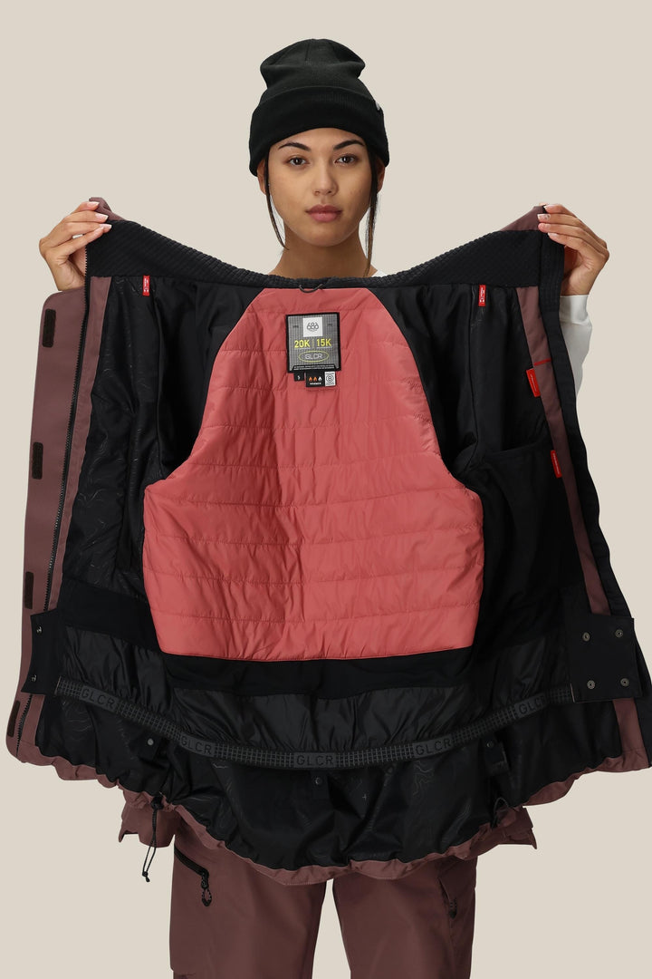 686 Women's Whisper Insulated Jacket — PEPPERCORN (vista 2)