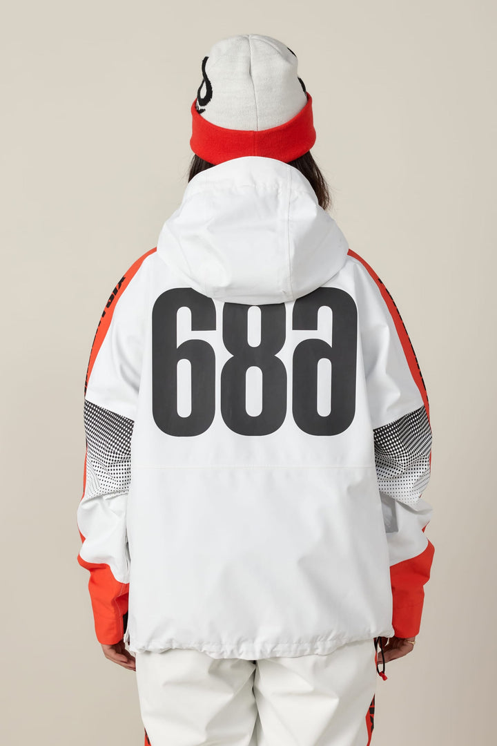 686 Women's Fox Racing Shell Anorak — FOX FLARE COLORBLOCK (vista 2)