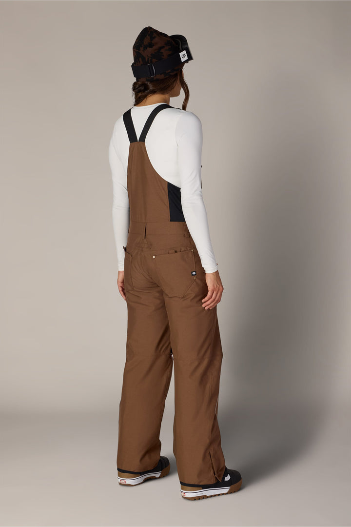 686 Women's Black Magic™ Insulated Bib — DARK EARTH DOBBY (vista 2)