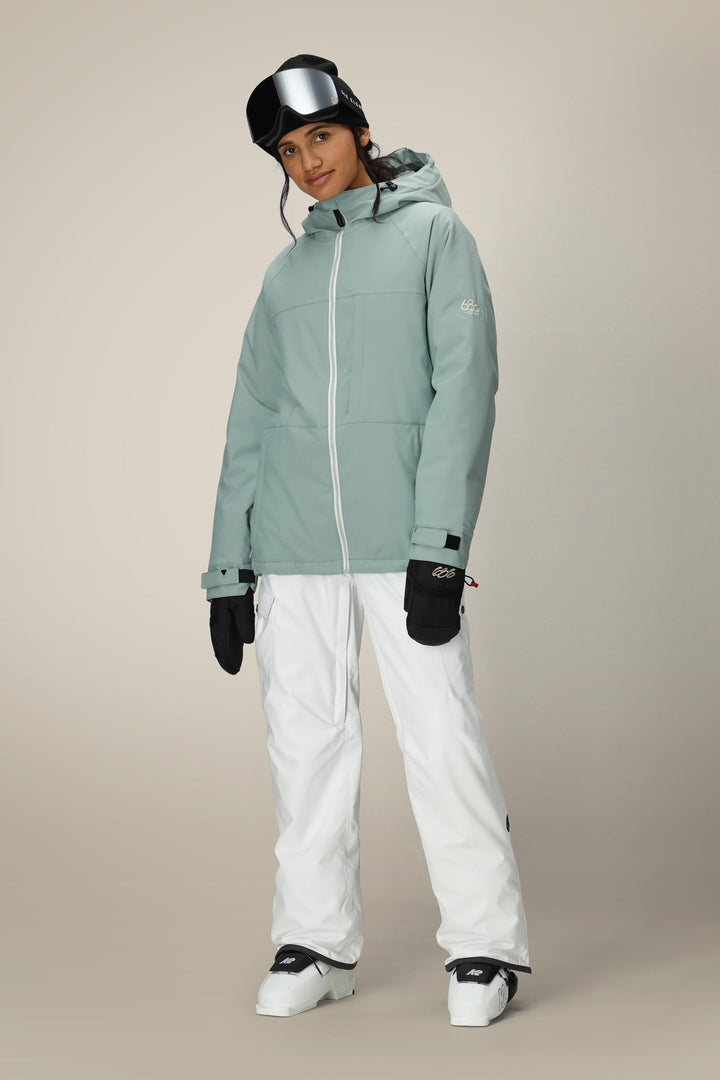 686 Women's Aura Insulated Cargo Pant — WHITE (vista 2)