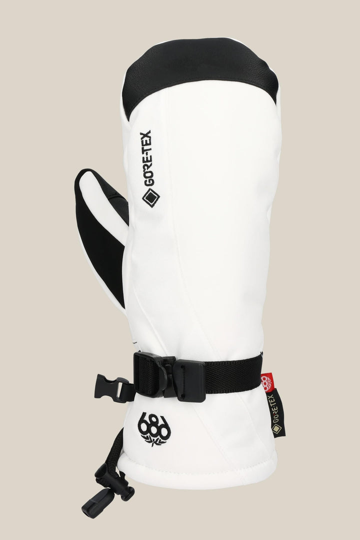 686 Women's GORE-TEX Linear Mitt — WHITE