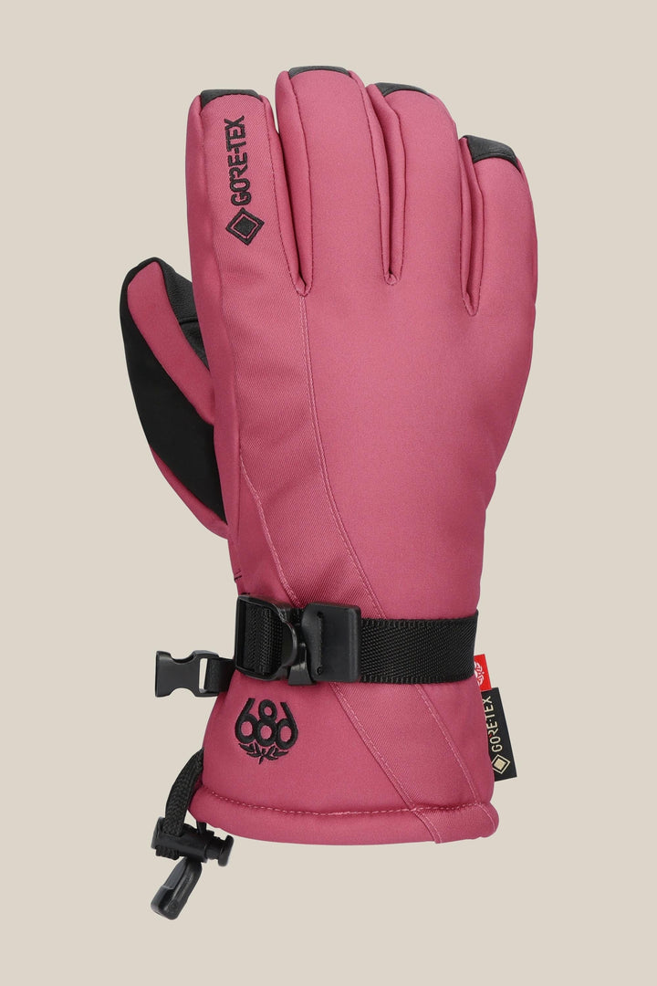 686 Women's GORE-TEX Linear Glove — ROSEWOOD