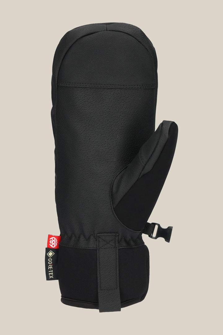 686 Women's GORE-TEX Linear Under Cuff Mitt — BLACK (vista 2)