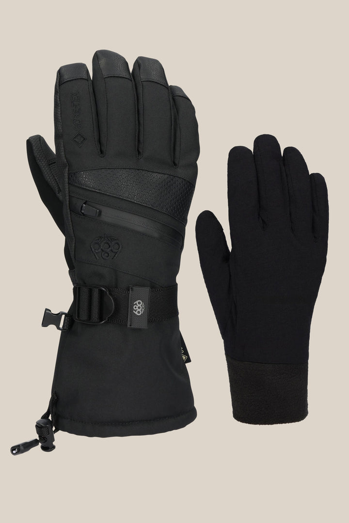 686 Women's GORE-TEX Smarty 3-In-1 Gauntlet Glove — BLACK