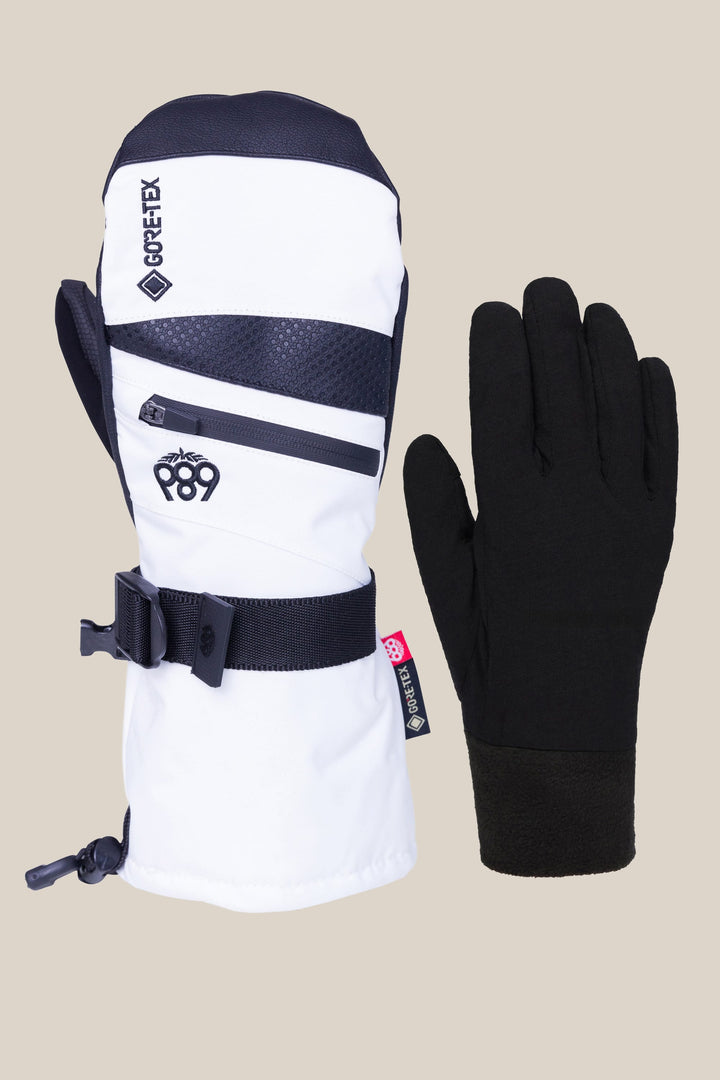 686 Women's GORE-TEX Smarty 3-In-1 Gauntlet Mitt — WHITE