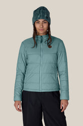 686 Women's Thermal Puff Insulated Jacket - PALE FIRN