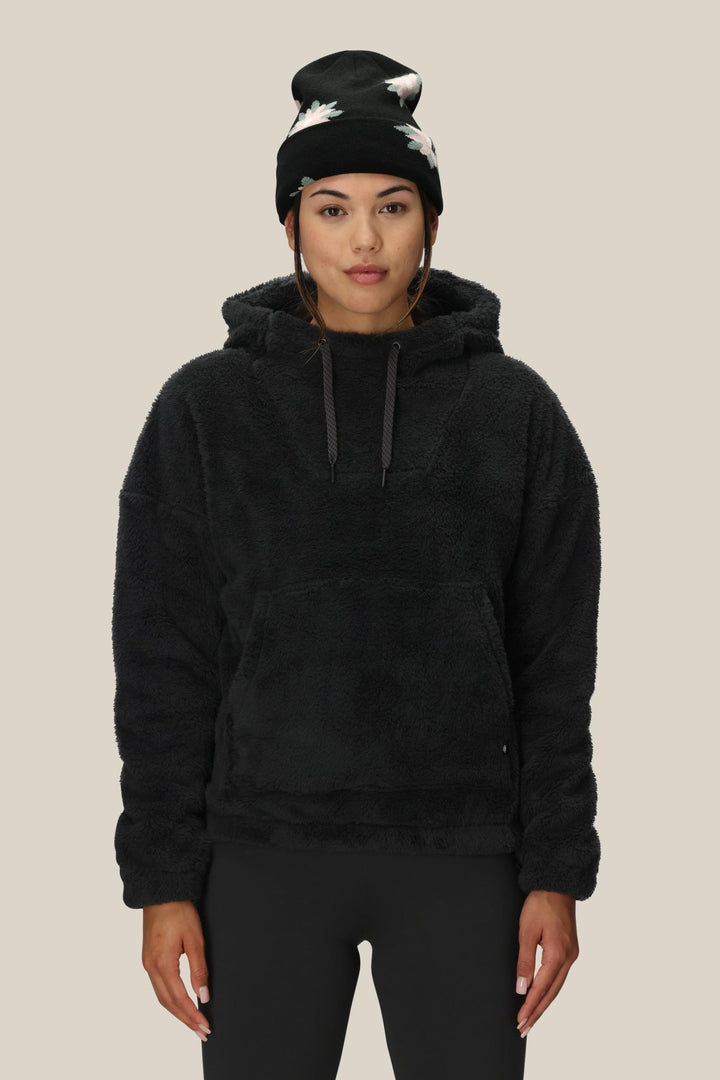 686 Women's Sherpa Hoody — BLACK (vista 2)