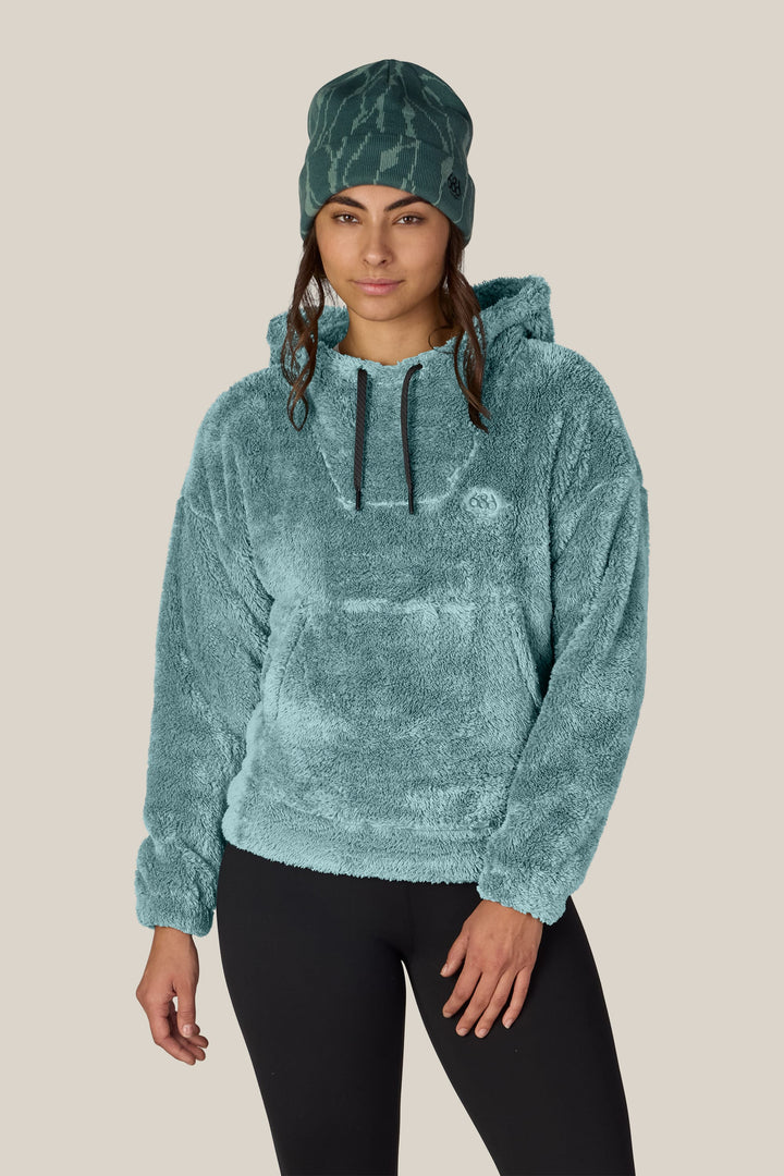 686 Women's Sherpa Hoody — PALE FIRN (vista 2)