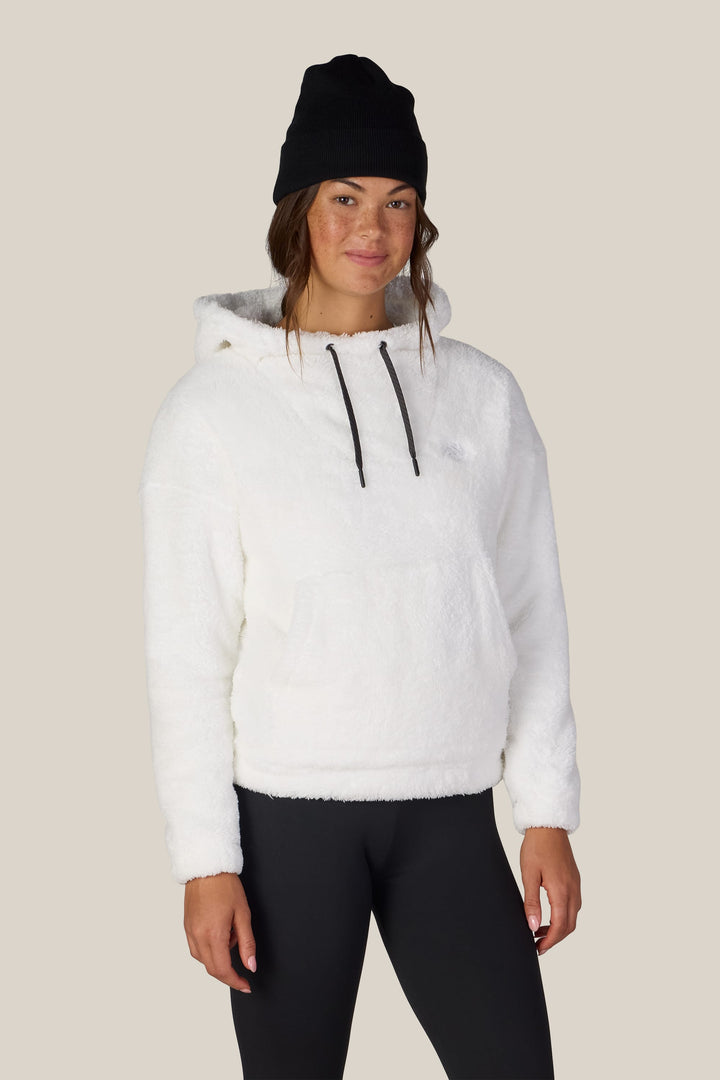 686 Women's Sherpa Hoody — WHITE (vista 2)