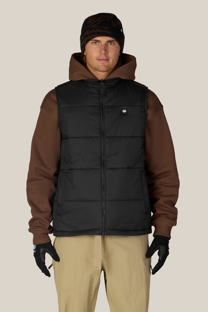686 Men's Rodeo™ Puffer Insulated Vest — BLACK