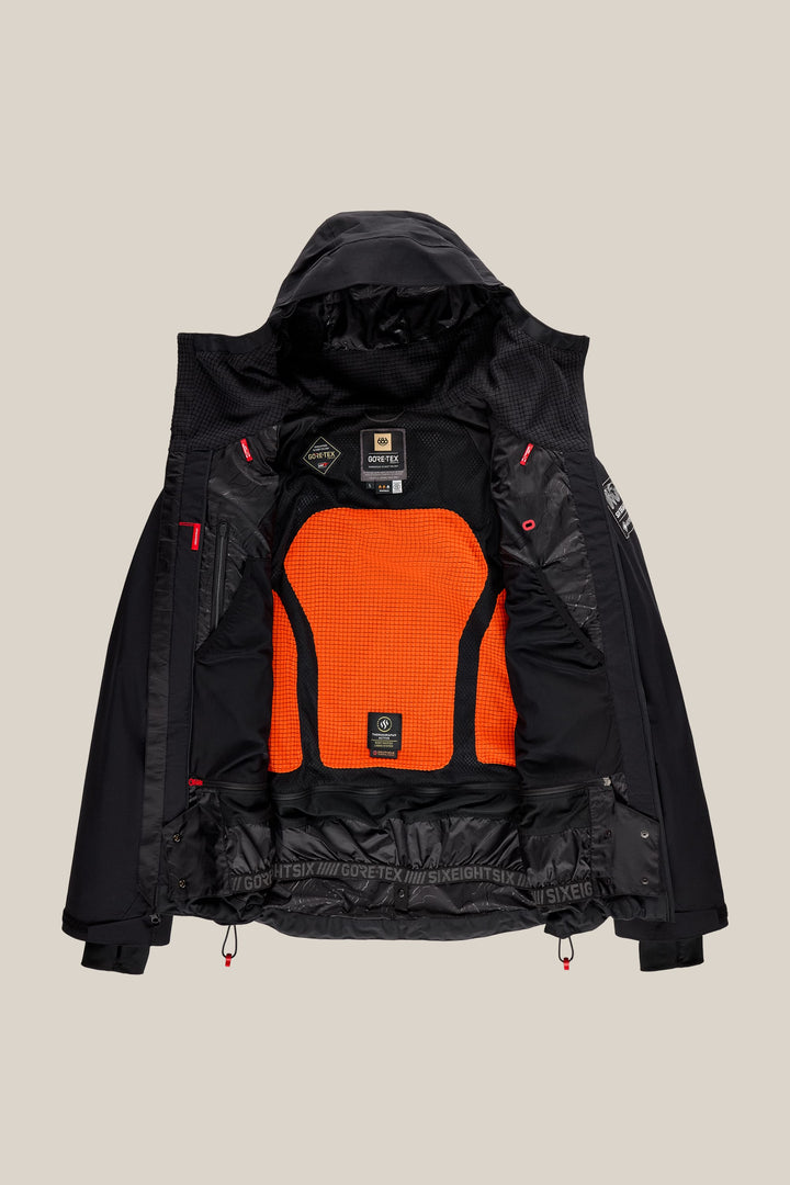 686 Men's GORE-TEX® Dispatch™ Thermagraph® Jacket — BLACK (vista 2)