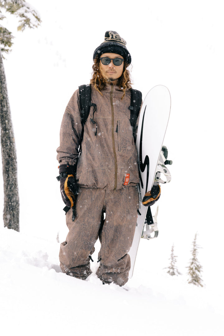 686 Men's 686 Dojo® Shell Pant — BROWN CRINKLE WASH (vista 2)