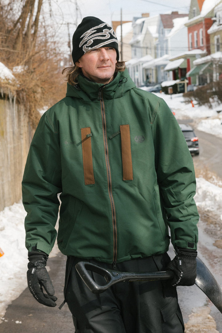 686 Men's WINDSTOPPER® Guideline Insulated Jacket by GORE-TEX® LABS — MOSS GREEN