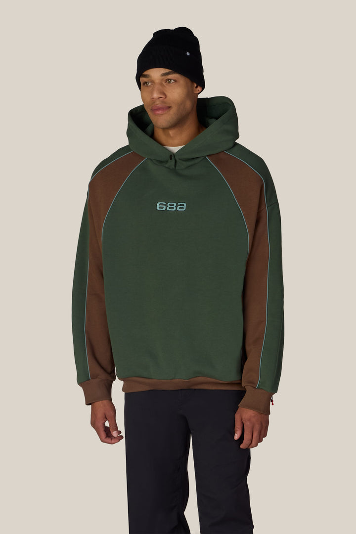 686 Legacy Premium Heavyweight Hoody — MOSS GREEN (vista 2)