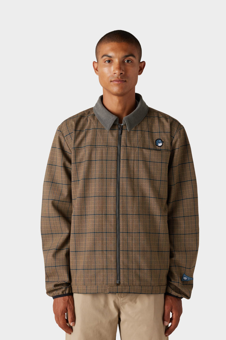 686 x Malbon Men's Caddie Performance Jacket — DUNE (vista 2)