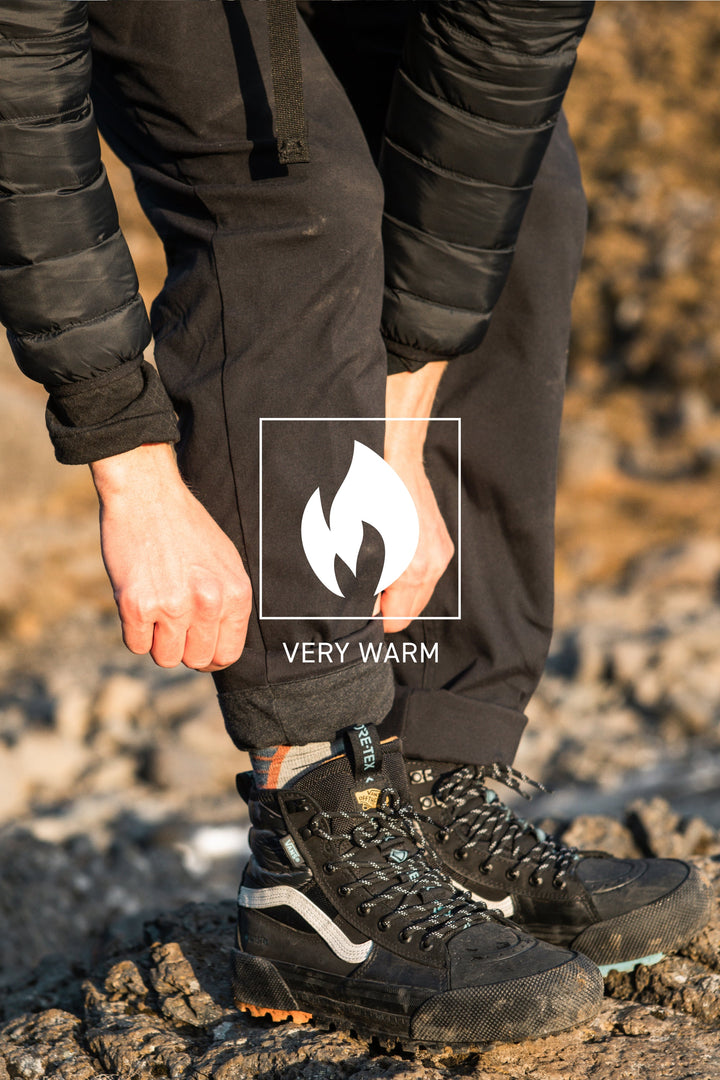 686 Men's Everywhere Merino-Lined Pant - Relaxed Fit — CHARCOAL (vista 2)
