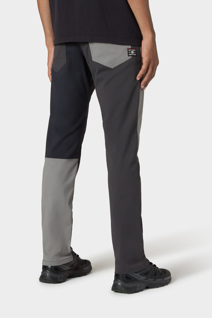 686 Men's Everywhere Reclaimed Pant - Slim Fit — CHARCOAL COLORBLOCK (vista 2)